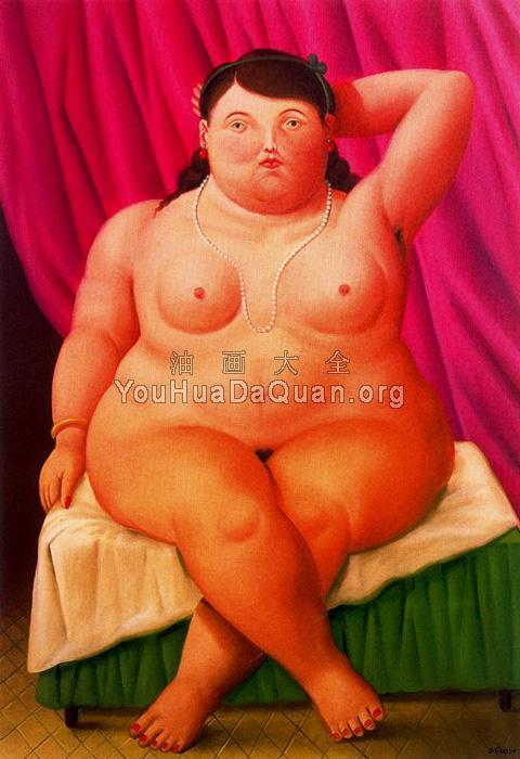 Mujer sentada - 费尔南多·博特罗